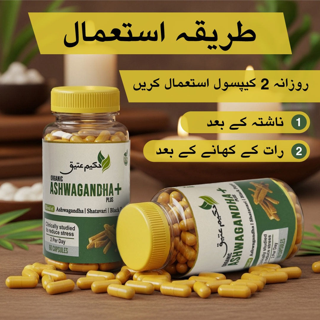 ASHWAGANDHA+ PLUS – Strength, Balance & Vitality in Every Capsule